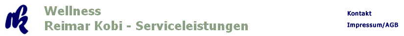 Wellness 
Reimar Kobi - Serviceleistungen